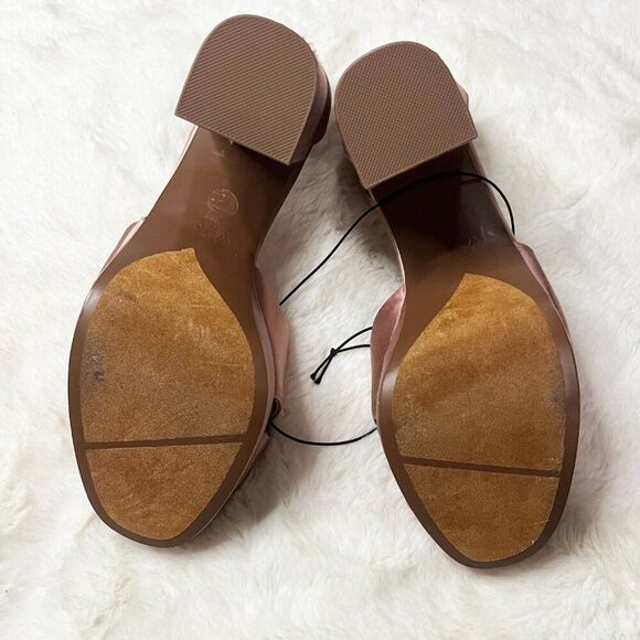 Who What Wear‎ Pink Satin Sydney Platform Heels NWT Size 7.5 - Picture 8 of 12